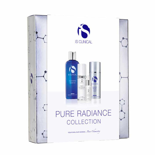 Pure Radiance Collection 
30g Brightening Complex, 180ml Cleansing Complex, 15ml Brightening Serum, 100g Eclipse SPF 50+ NON-Tinted
