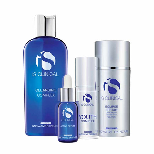 Pure Renewal Collection 
180ml Cleansing Complex, 15ml Active Serum, 30g Youth Complex, 100g Eclipse SPF 50+NON-Tinted